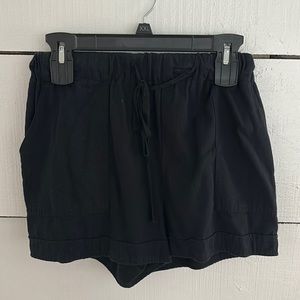 Lily Couture Medium Black Paper Bag Shorts